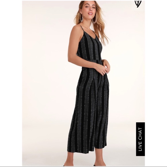 sleeveless culotte jumpsuit